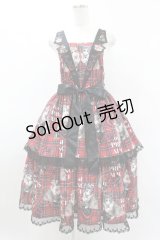 Royal Princess Alice / PUNK CATジャンパースカート（ロング丈） Free レッド H-25-04-29-046-LO-OP-NS-ZH