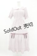 axes femme POETIQUE / コットンレースデザインワンピース M ラベンダー H-25-04-29-047-AX-OP-NS-ZH