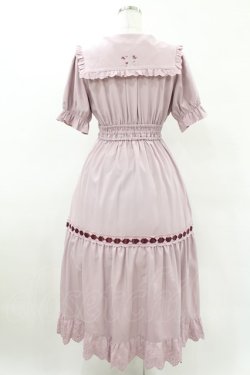 画像2: axes femme POETIQUE / コットンレースデザインワンピース M ラベンダー H-25-04-29-047-AX-OP-NS-ZH