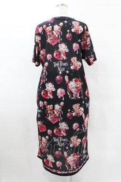 画像2: Royal Princess Alice / Skull Psycho Strawberry Spinコラボ カットソーワンピース Free ブラック H-25-04-29-049-LO-OP-NS-ZH