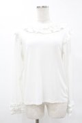 axes femme kawaii / フリルリボンカットプル M オフ H-25-04-29-055-AX-TO-NS-ZH