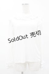 axes femme kawaii / フリルリボンカットプル M オフ H-25-04-29-055-AX-TO-NS-ZH
