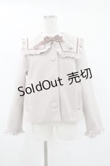 m petit by misako / セーラー襟ショートコート L ピンク H-25-04-29-058-LO-CO-NS-ZT-C030