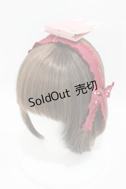 画像1: m petit by misako / TT*AMPLカチューシャ  レッド H-25-04-29-008-LO-AC-NS-ZH