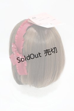 画像2: m petit by misako / TT*AMPLカチューシャ  レッド H-25-04-29-008-LO-AC-NS-ZH