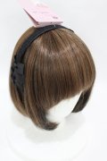 m petit by misako / TT*AMリボンカチューシャ  ブラック H-25-04-29-010-LO-AC-NS-ZH
