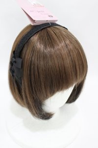 m petit by misako / TT*AMリボンカチューシャ  ブラック H-25-04-29-010-LO-AC-NS-ZH