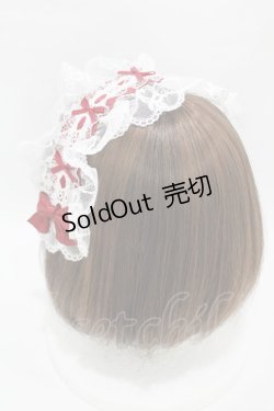 画像2: To Alice / ヴィンテージドール　ヘッドドレス  オフ/レッド H-25-04-29-011-LO-AC-NS-ZH