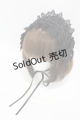 axes femme POETIQUE / レースアップヘッドドレス  ブラック H-25-04-29-013-AX-AC-NS-ZH