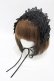 画像1: axes femme POETIQUE / レースアップヘッドドレス  ブラック H-25-04-29-013-AX-AC-NS-ZH (1)