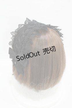 画像2: axes femme POETIQUE / レースアップヘッドドレス  ブラック H-25-04-29-013-AX-AC-NS-ZH