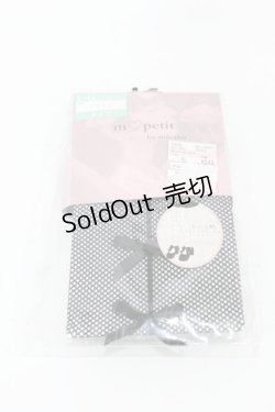 画像1: m petit by misako / AMフロントリボンタイツ L~LL ぶら H-25-04-29-017-LO-ZA-NS-ZH