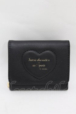 画像1: m petit by misako / サンリオキャラクターズコラボ クロミ ウォレット  ブラック H-25-04-29-029-LO-ZA-NS-ZH