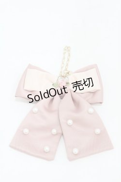画像1: m petit by misako / NINA’sコラボバッグチャーム  ピンク H-25-04-29-034-LO-ZA-NS-ZH