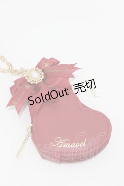 画像2: Amavel / Amavelオリジナルポーチ付きスマホショルダー  レッド H-25-04-29-038-CA-ZA-NS-ZH