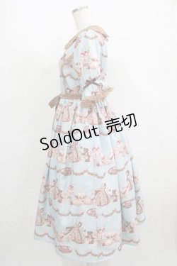 画像2: axes femme kawaii / お菓子の家柄ワンピース M サックス H-25-05-01-003-AX-OP-NS-ZH