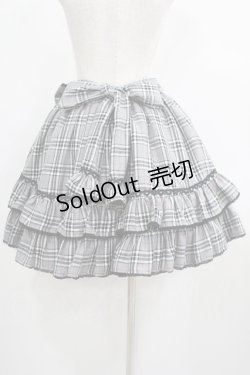 画像3: Angelic Pretty / タータンチェックハートポッケスカート Free グレー H-25-05-01-026-AP-SK-NS-ZH