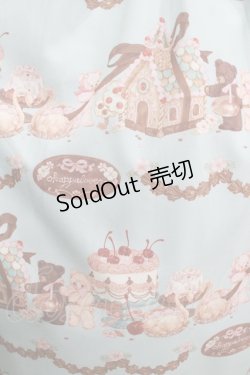 画像4: axes femme kawaii / お菓子の家柄ワンピース M サックス H-25-05-01-003-AX-OP-NS-ZH