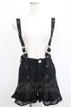 画像1: Swankiss / AD belt set lace SP/T Free ブラック H-25-05-01-032-CA-PA-NS-ZH