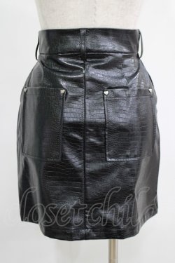 画像3: Melt the lady / レザータッチスカート S ブラック H-25-05-01-033-PU-SK-NS-ZH