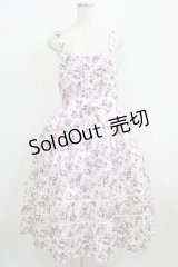 axes femme / ビッグリボン×ローズジャンパースカート【mobility限定商品】 Free ピンク H-25-05-01-004-AX-OP-NS-ZH