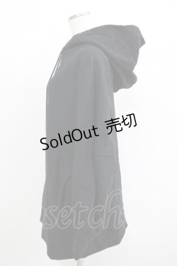 画像2: Melt the lady / ロゴプレートパーカーワンピース Free ブラック H-25-05-01-036-PU-OP-NS-ZH