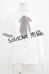 Amavel / Classic School シャツブラウス Free オフ/ブラック H-25-05-01-037-CA-BL-NS-ZH
