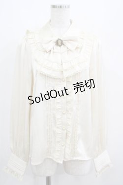 画像1: Amavel / Antique Dollフリルブラウス Free アイボリー H-25-05-01-039-CA-BL-NS-ZH