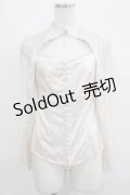Melt the lady / レース切替ブラウス Free アイボリー H-25-05-01-040-PU-BL-NS-ZH