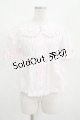 BABY,THE STARS SHINE BRIGHT / 袖取り外しベビードールブラウス S ピンク H-25-05-01-042-BA-BL-NS-ZH