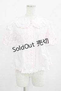 BABY,THE STARS SHINE BRIGHT / 袖取り外しベビードールブラウス S ピンク H-25-05-01-042-BA-BL-NS-ZH