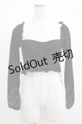 Melt the lady / クロップドトップス Free ブラック H-25-05-01-055-PU-TO-NS-ZH