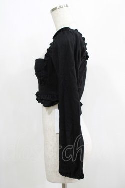 画像2: Melt the lady / クロップドトップス Free ブラック H-25-05-01-055-PU-TO-NS-ZH