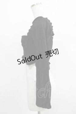 画像2: Melt the lady / クロップドトップス Free ブラック H-25-05-01-055-PU-TO-NS-ZH