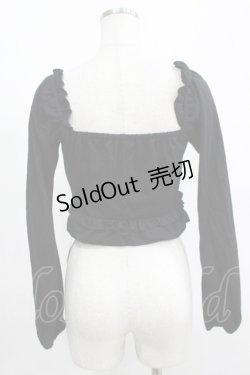 画像3: Melt the lady / クロップドトップス Free ブラック H-25-05-01-055-PU-TO-NS-ZH