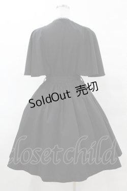 画像2: Sheglit / "Priere"ケープショートワンピース M 黒 H-25-05-01-1037-EL-OP-KB-ZH