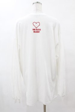 画像2: MILKBOY / DESTROY MY HEART L.S. TEE L ホワイト H-25-05-01-1045-MB-TO-KB-ZH