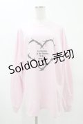 MILKBOY / DESTROY MY HEART L.S. TEE L ライトピンク H-25-05-01-1046-MB-TO-KB-ZH