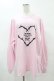 画像1: MILKBOY / DESTROY MY HEART L.S. TEE L ライトピンク H-25-05-01-1046-MB-TO-KB-ZH (1)