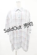 MILKBOY / CHECKED SHIRTS  サックス H-25-05-01-1047-MB-BL-KB-ZH