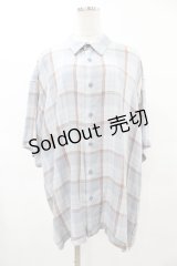 MILKBOY / CHECKED SHIRTS  サックス H-25-05-01-1047-MB-BL-KB-ZH