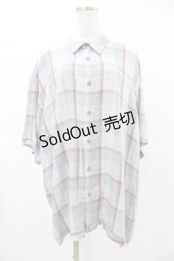 画像1: MILKBOY / CHECKED SHIRTS  サックス H-25-05-01-1047-MB-BL-KB-ZH