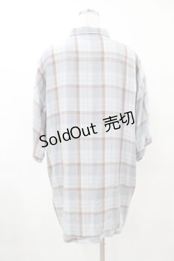 画像2: MILKBOY / CHECKED SHIRTS  サックス H-25-05-01-1047-MB-BL-KB-ZH