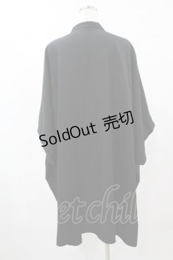 画像2: Drug Honey / 欺瞞の狐面柄ドルマンシャツ  白×黒 H-25-05-01-1050-PU-BL-KB-ZH
