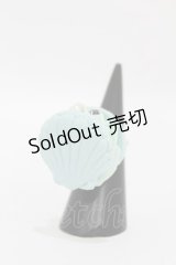 Q-pot. / シェルマカロンリング  サックス H-25-05-01-1008-QP-AC-KB-ZH