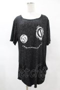 NieR Clothing / プリントチュニックワンピ F 黒 H-25-05-01-1054-PU-OP-KB-ZH