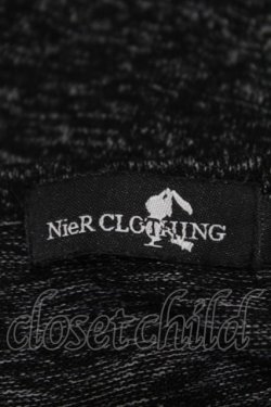 画像3: NieR Clothing / プリントチュニックワンピ F 黒 H-25-05-01-1054-PU-OP-KB-ZH