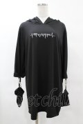 NieR Clothing / うさ耳ロゴパーカー F 黒 H-25-05-01-1056-PU-TO-KB-ZH