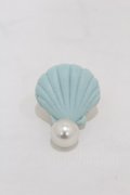 Q-pot. / シェルマカロンピアス  サックス H-25-05-01-1012-QP-AC-KB-ZH