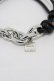 画像2: MILKBOY / LEATHER＆CHAINブレス  ブラック×シルバー H-25-05-01-1013-MB-AC-KB-ZH (2)